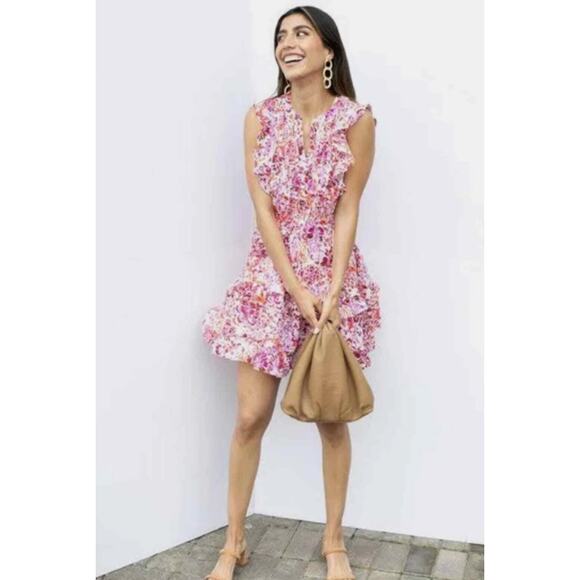 THML Dresses & Skirts - THML Charlotte Dress Pink Size Small